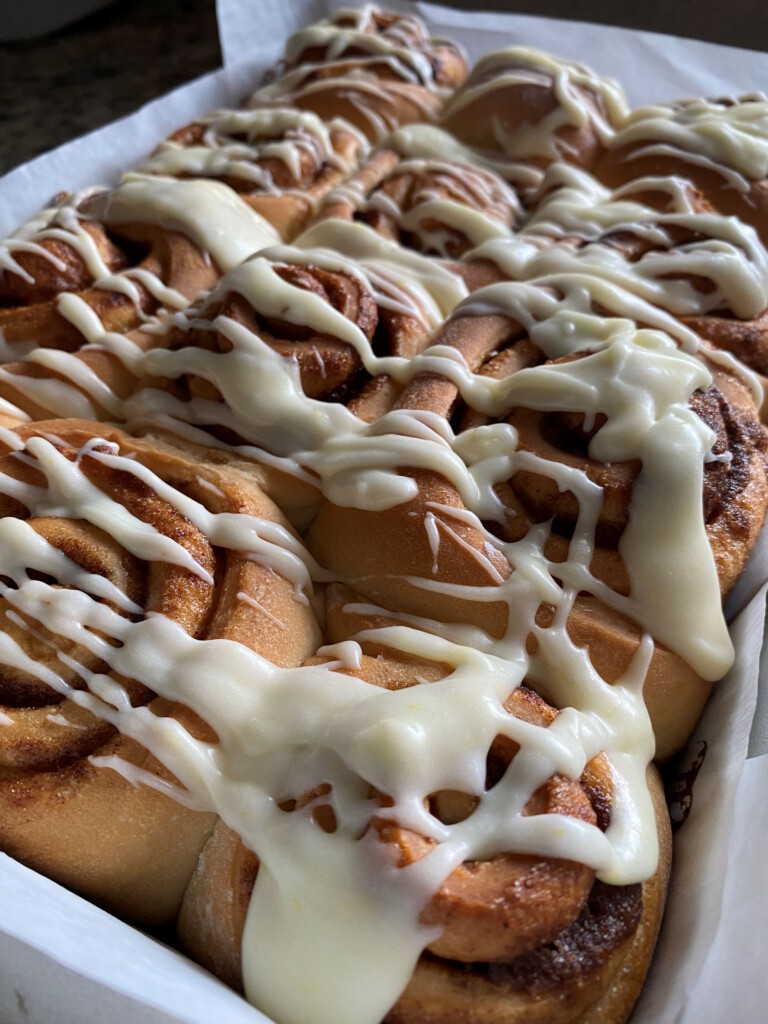 Epic Cinnamon Buns with icing