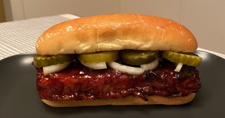 McRib  – Double Smoked Boneless Rib Sandwich